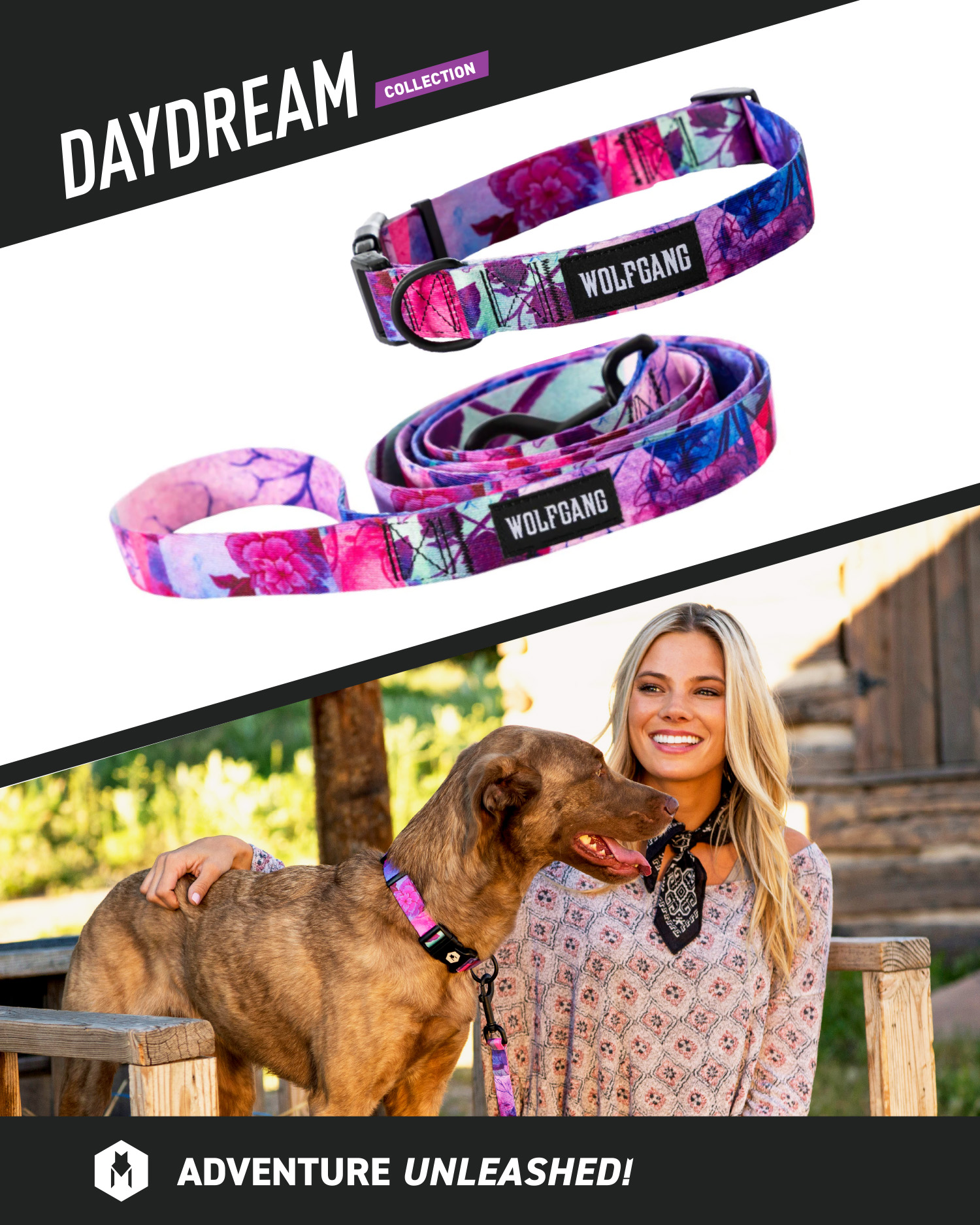Wolfgang Facebook ad: Girl Dogs Deserve Beautiful Gear