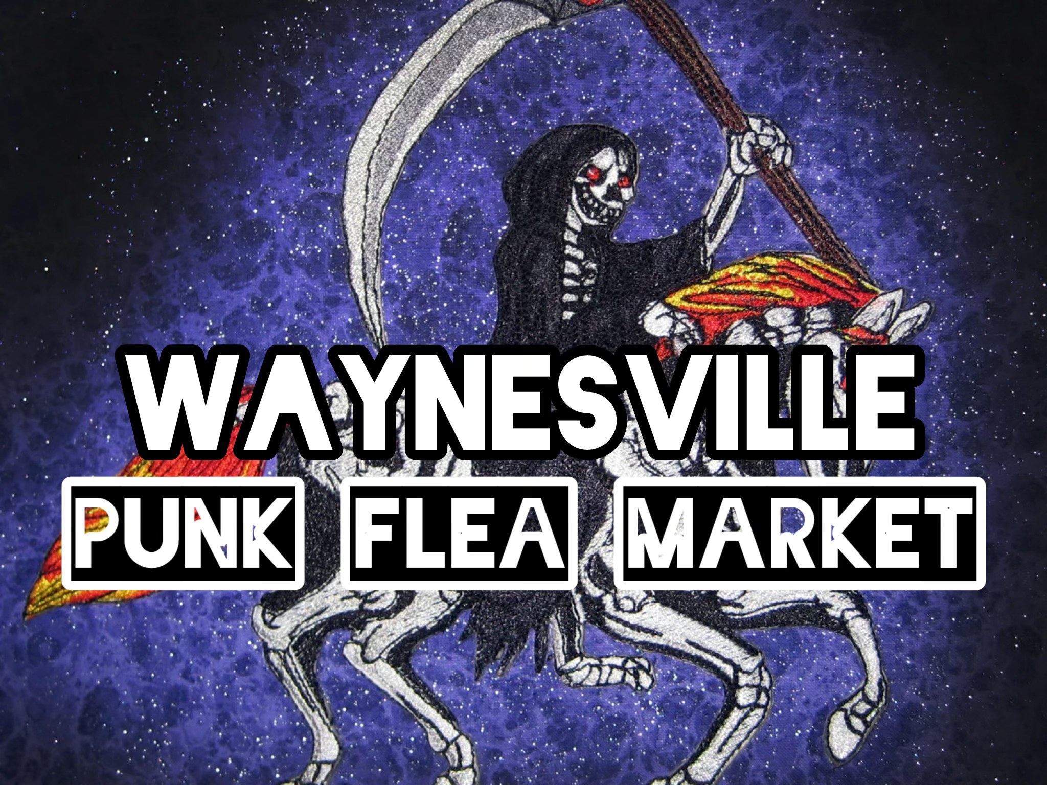 SE Punk Flea Market Facebook ad: WAYNESVILLE PUNK FLEA MARKET