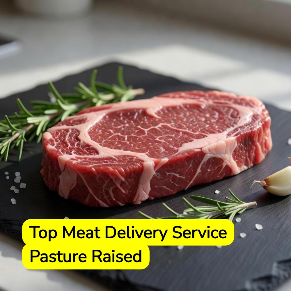 Fresh View Facebook ad: Top Meat Delivery Service Pasture Raised!