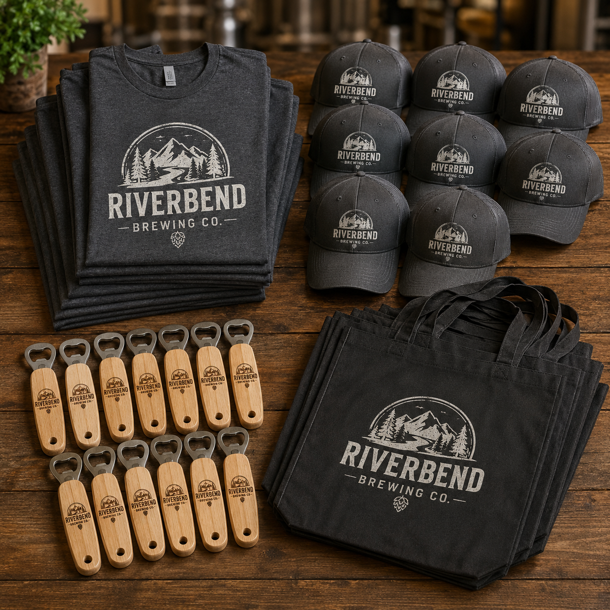 AMBRO Manufacturing Facebook ad: Custom Microbrewery Merch