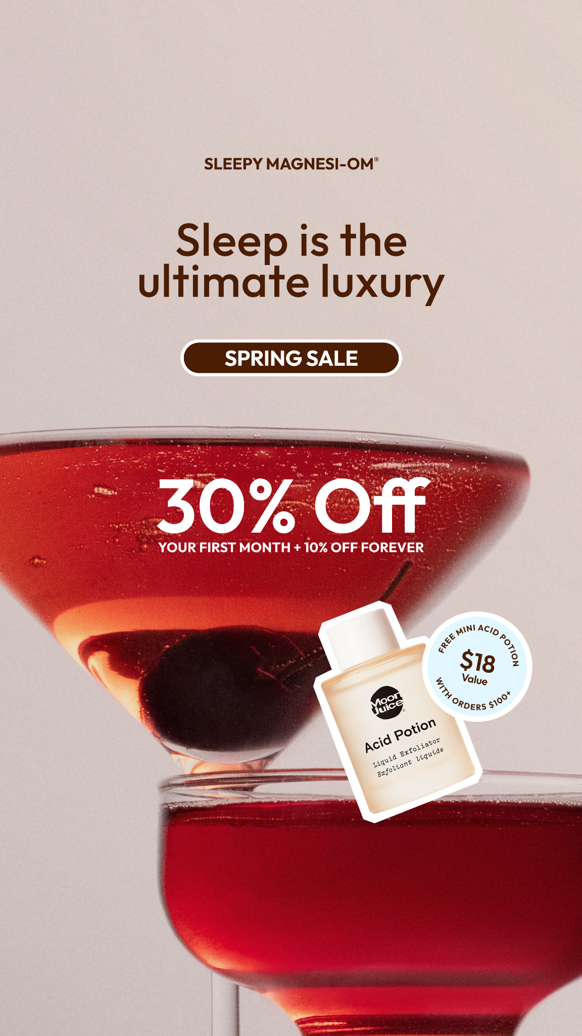 Moon Juice Facebook ad
