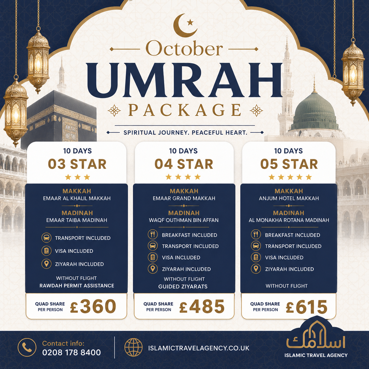 Islamic Travel Agency UK Facebook ad
