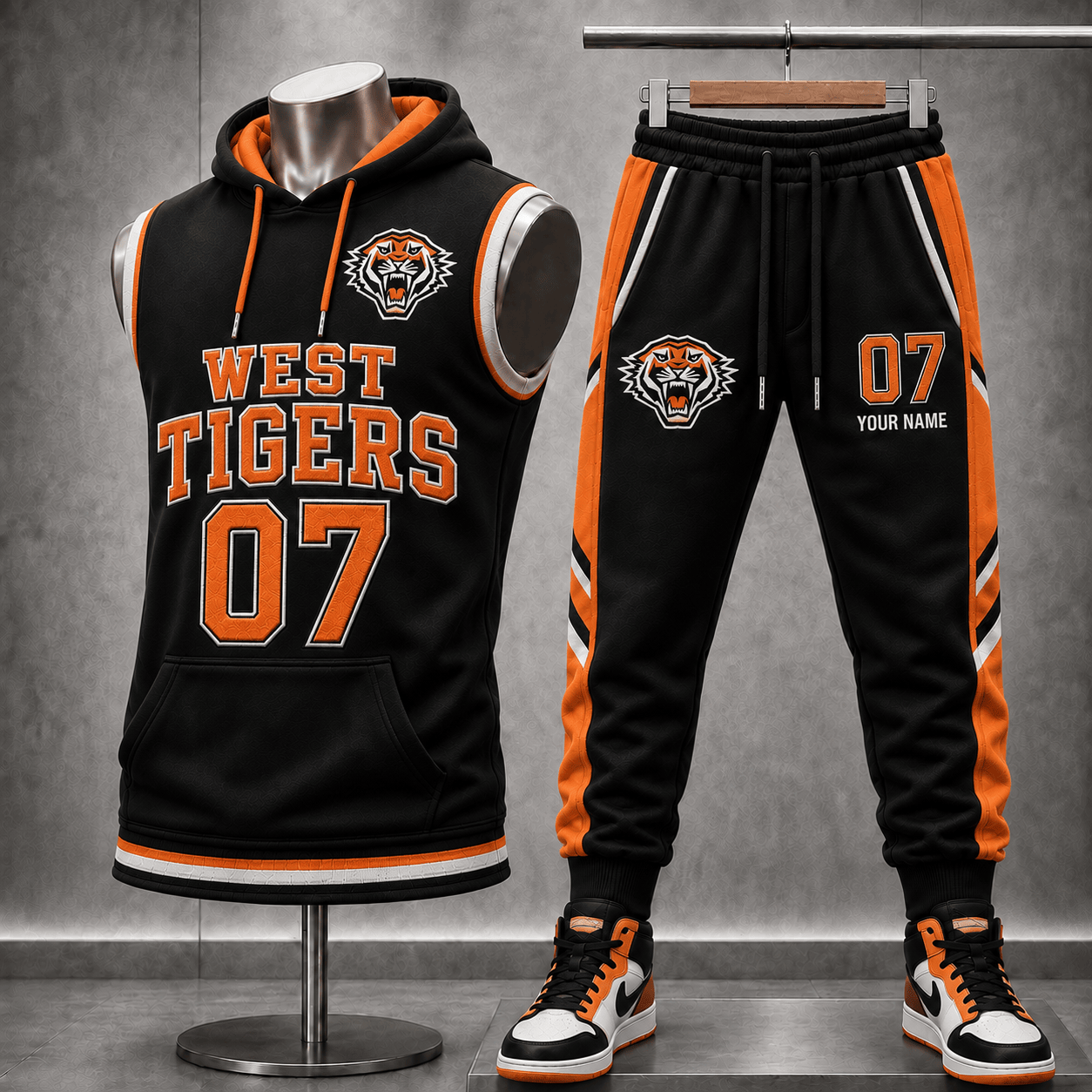 NRL Rabbitohs Gifts Facebook ad: Custom Wests Tigers Gear