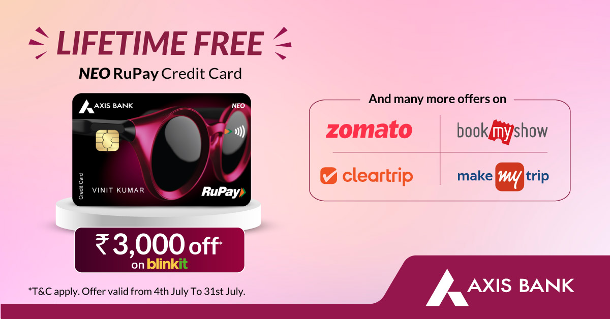 Axis Bank Facebook ad