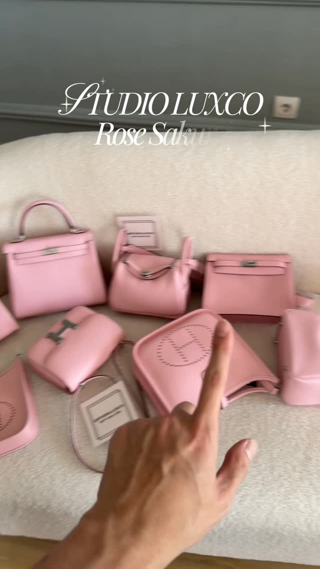 Studio Luxco Facebook ad: Our newest pink cardigans, a little dash of…