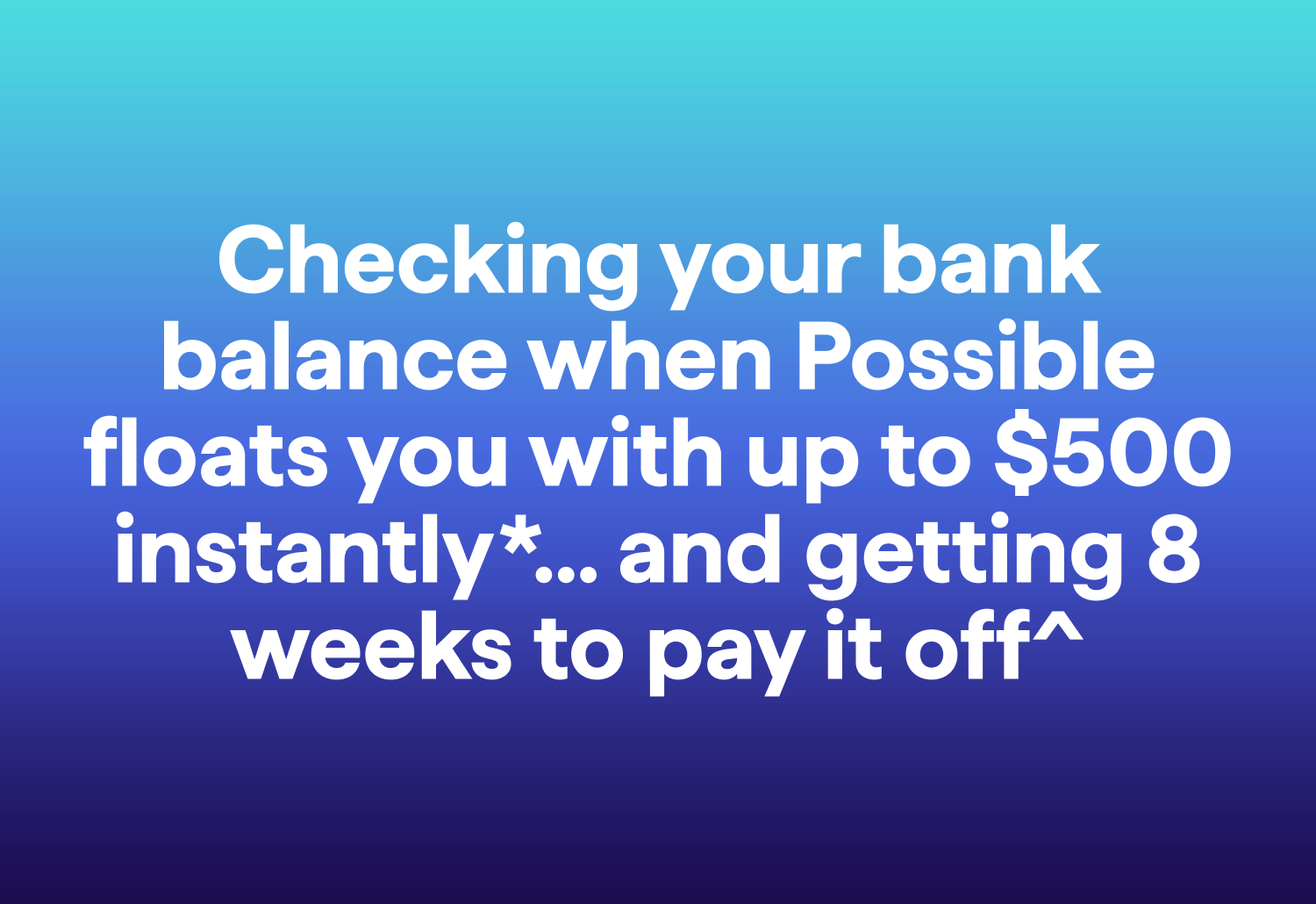Ellen's Finance Tips Facebook ad: Possible Finance | Fast Cash