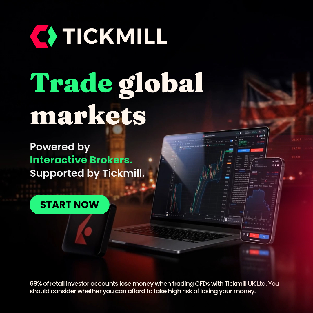 Tickmill Facebook ad