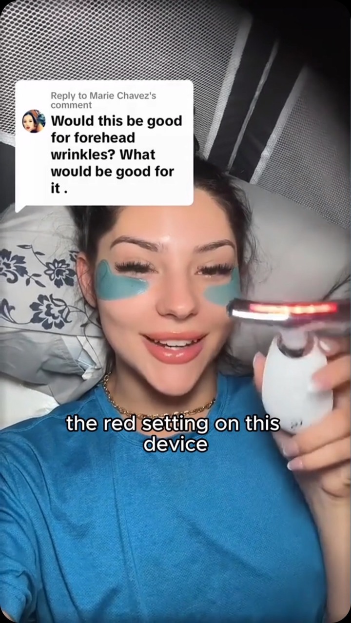 Soluna SKIN Facebook ad: No more forehead wrinkles