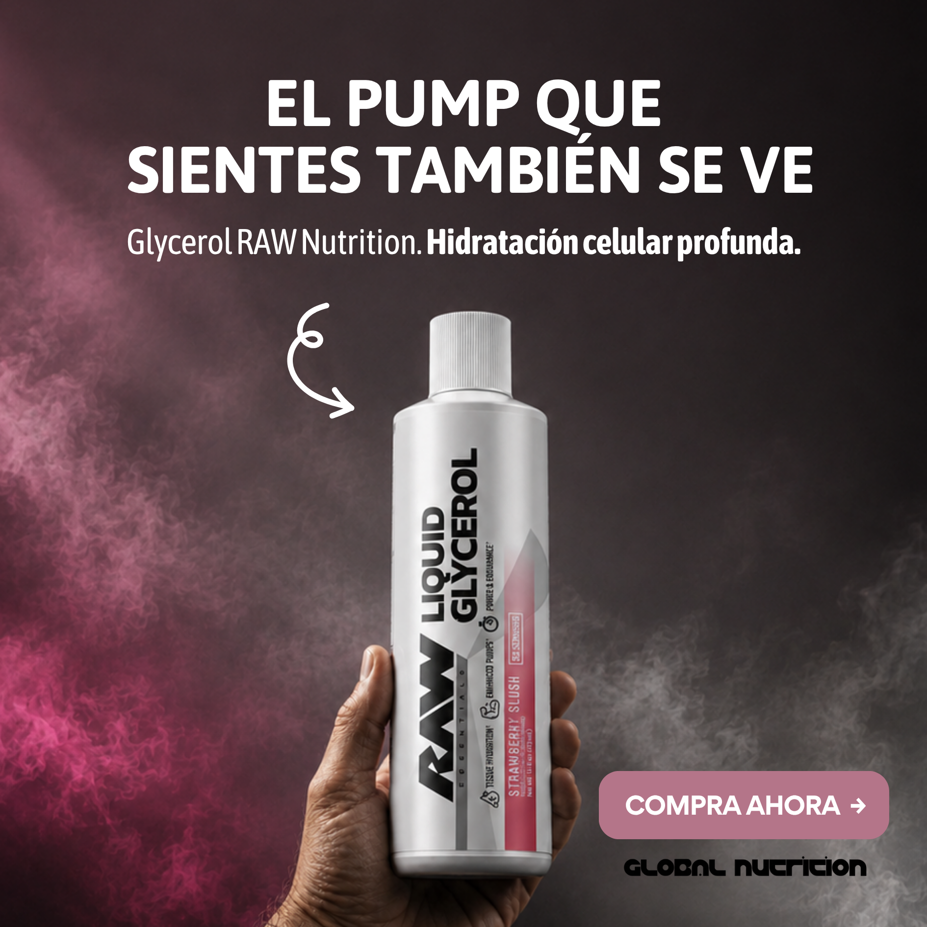 globalnutrition.cl Facebook ad: El pump que también se ve