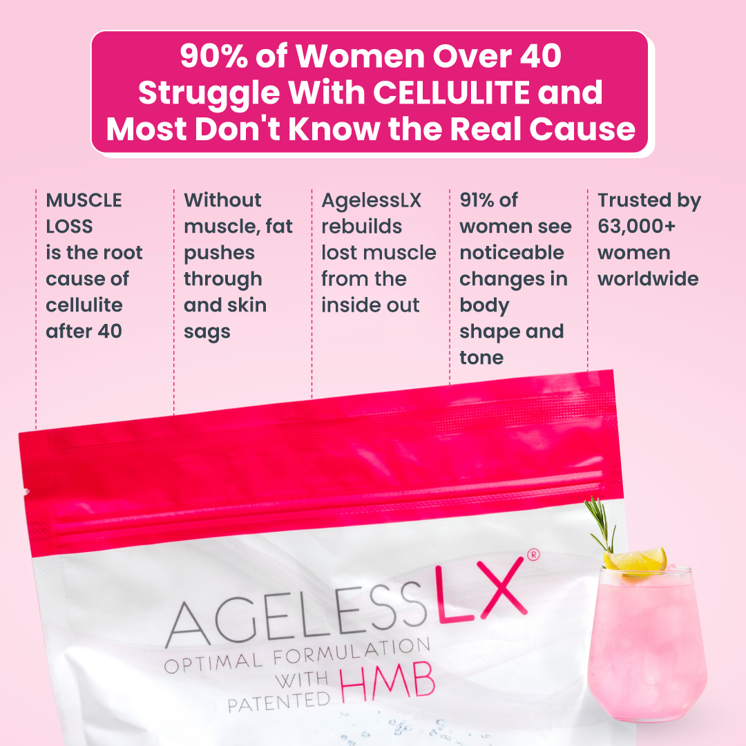 Ageless LX Facebook ad: The Hidden Cause of Cellulite After 40