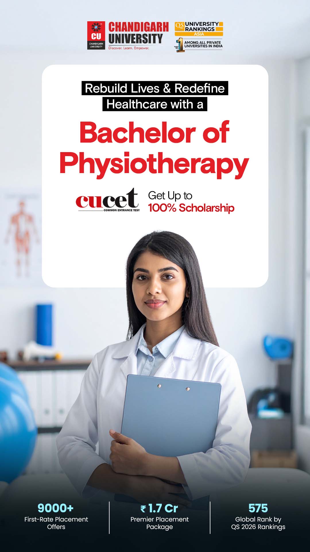 Chandigarh University-Mohali Facebook ad
