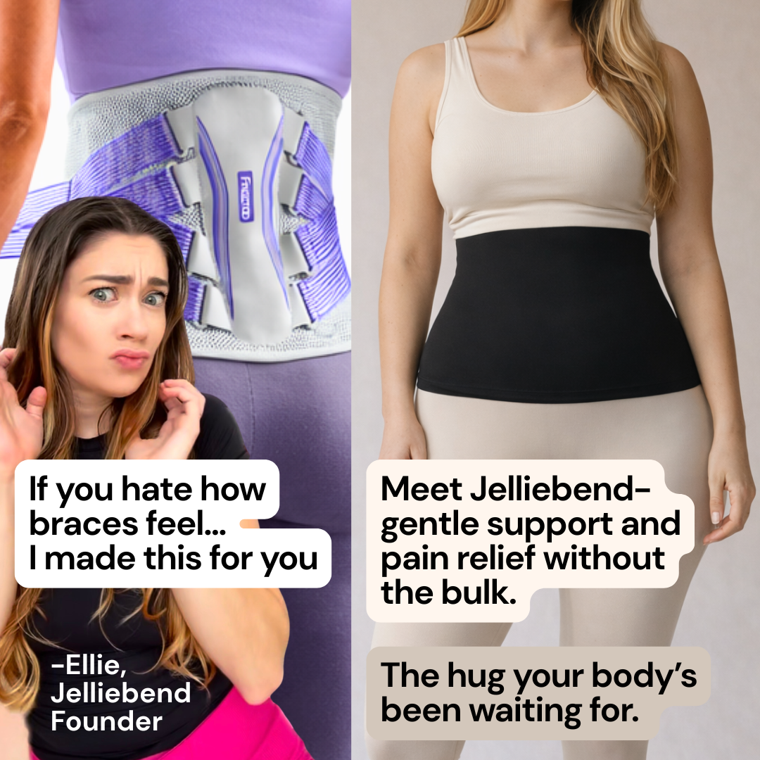 Jelliebend Facebook ad: Sensory-Friendly Compression Support for Pain Relief and…