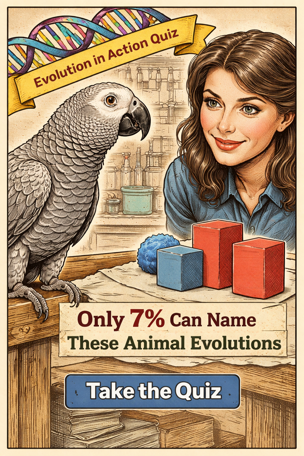 QuizGriz Science Facebook ad