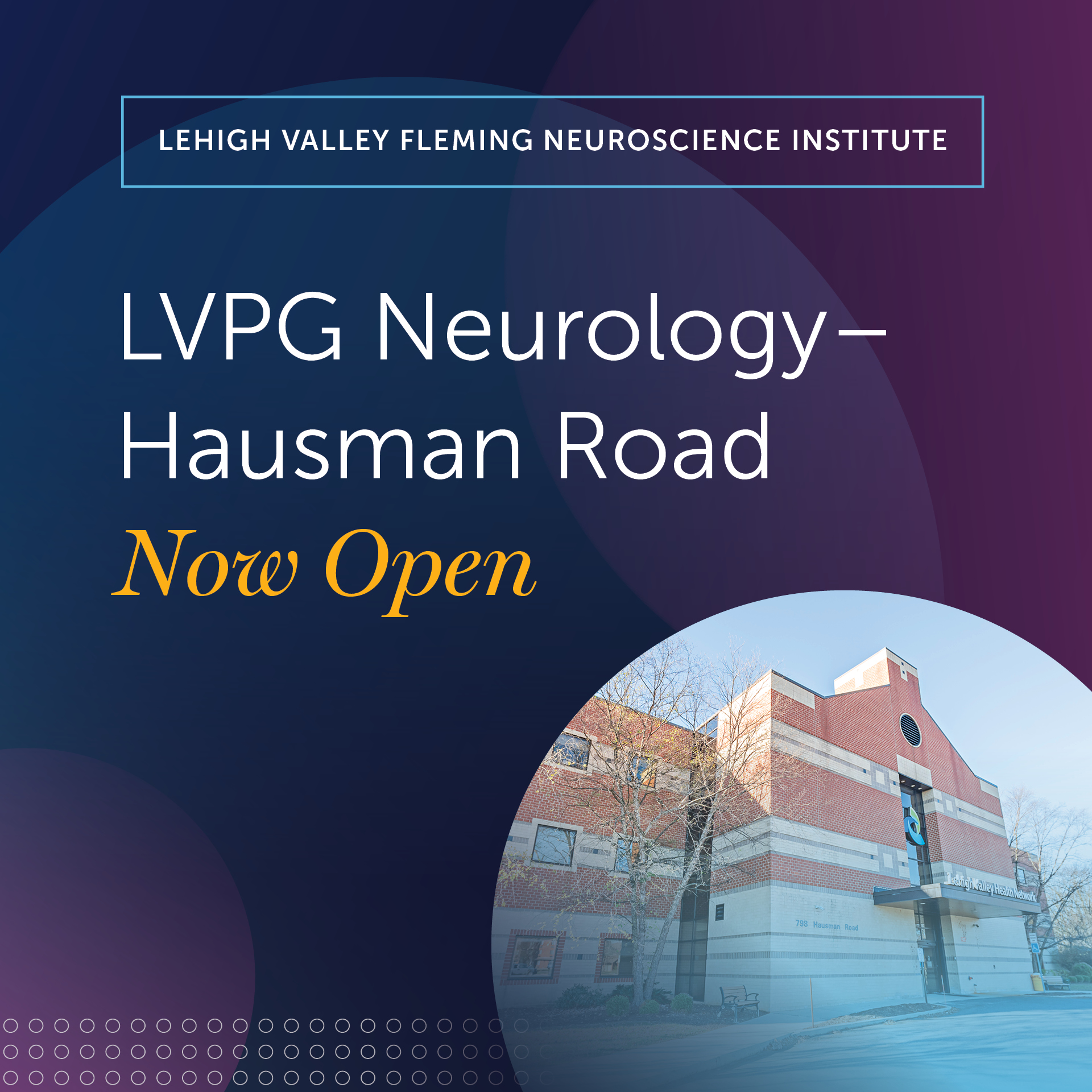 Lehigh Valley Hospital - Cedar Crest Facebook ad: Accepting New Patients