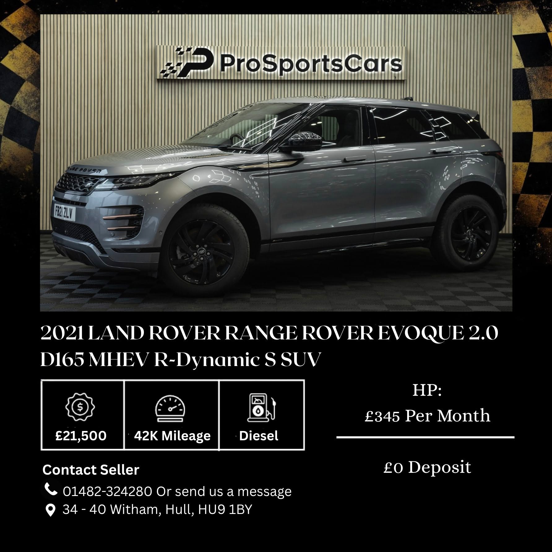 Pro Sports Cars Facebook ad: HOT NEW ARRIVAL