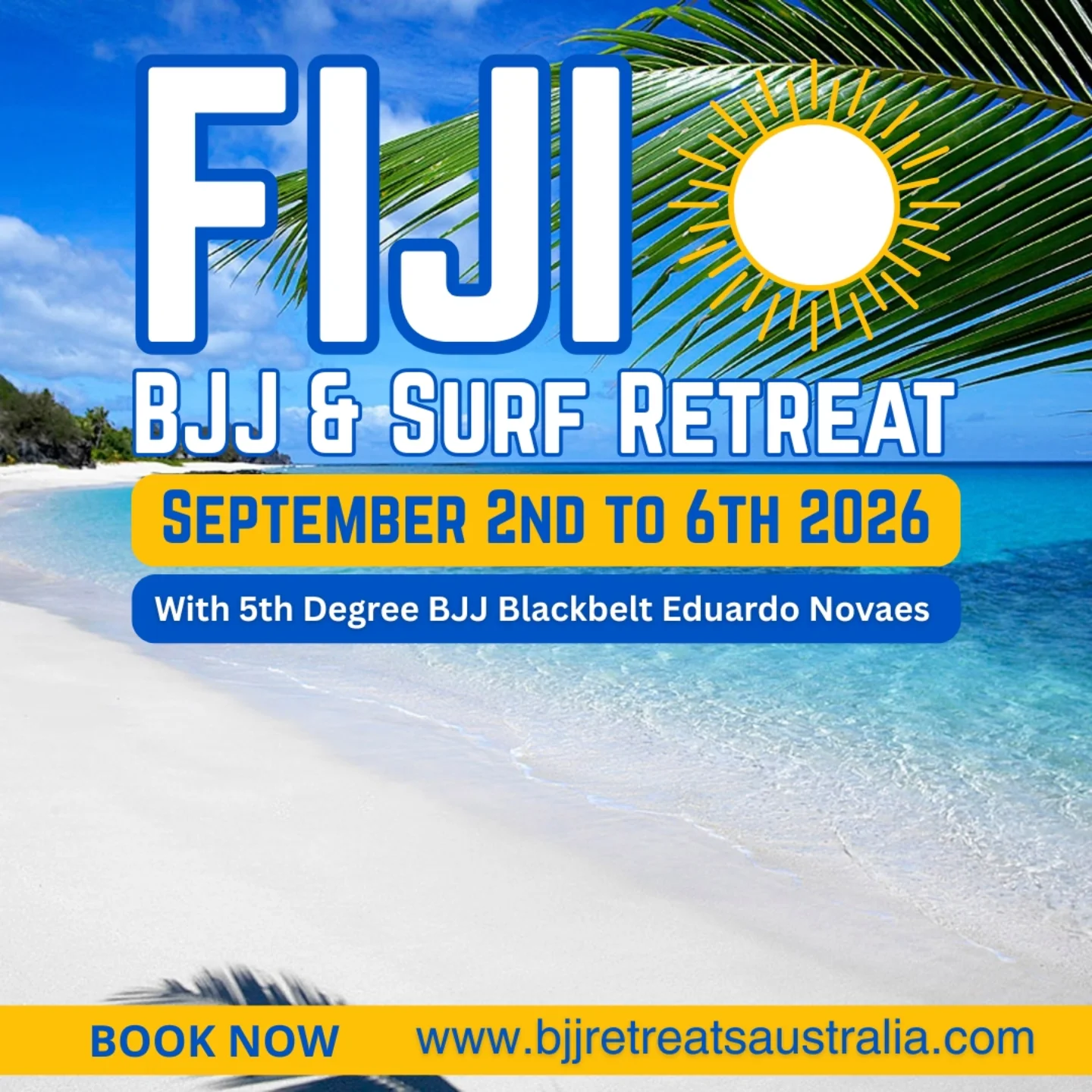 BJJ Retreats Australia Facebook ad: We’re heading back to the ocean