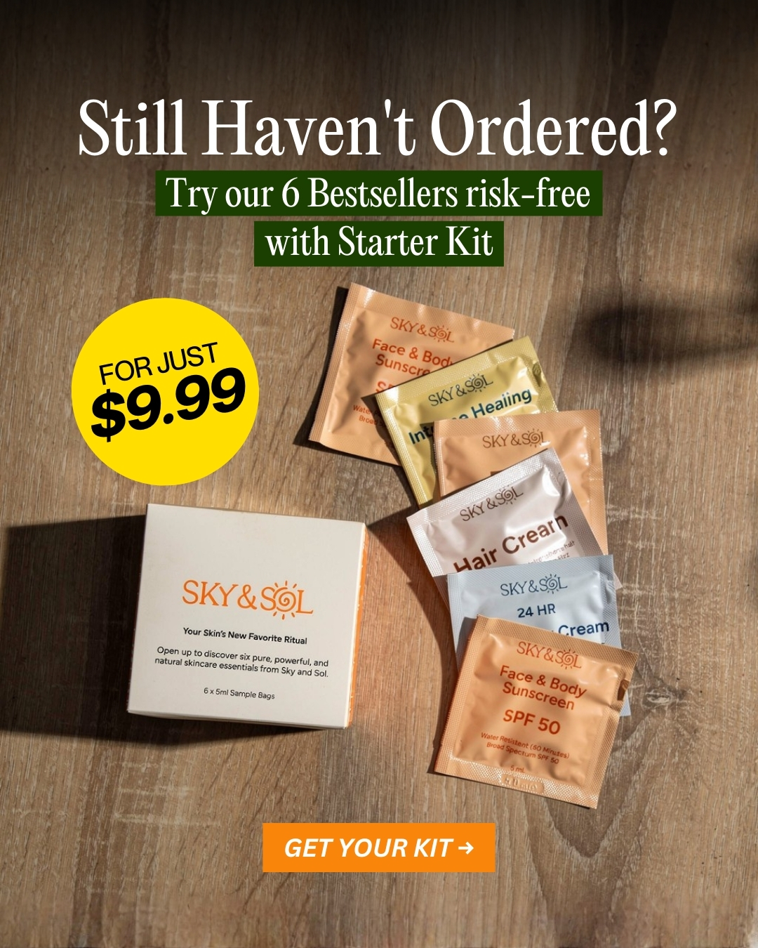 Sky&sol Facebook ad