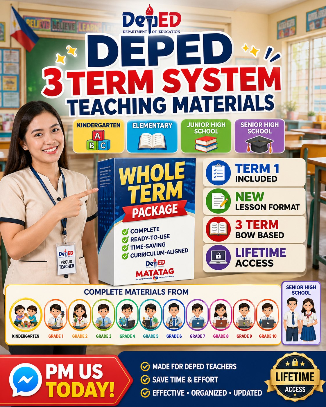 New Strengthened Curriculum Files Facebook ad: NEW DEPED TRIMESTER FILES