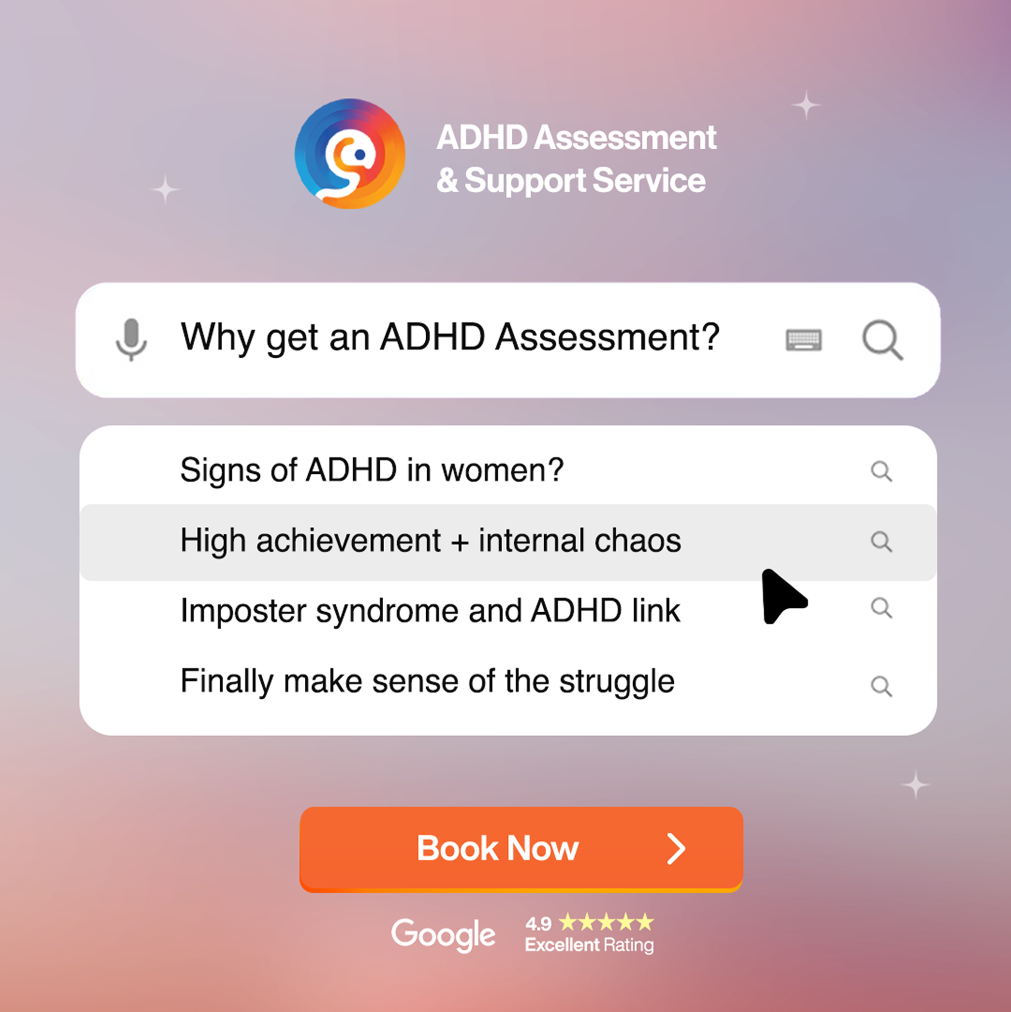 ADHD Now Facebook ad