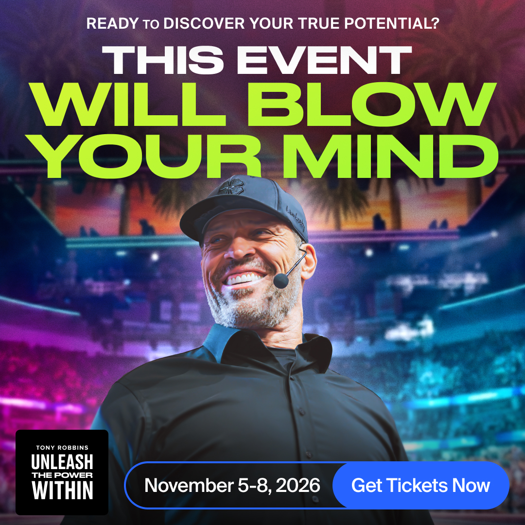 Tony Robbins Facebook ad