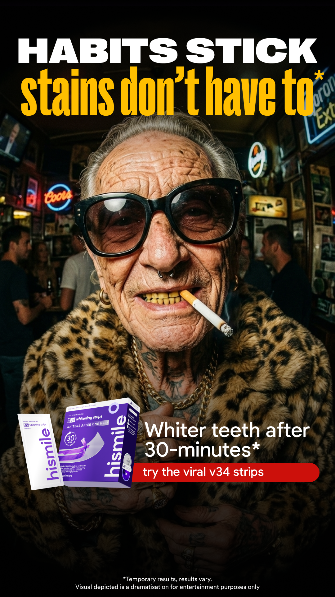 Hismile Facebook ad