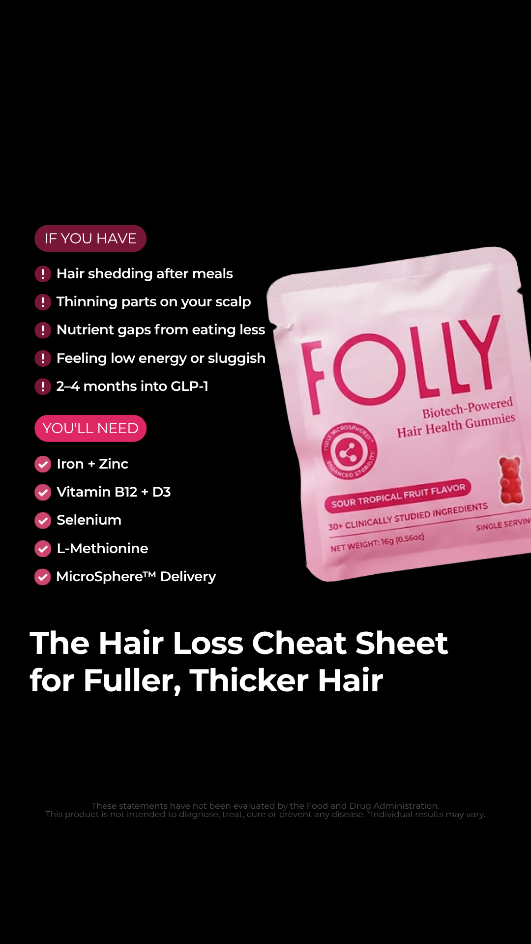 Folly Nutrition Facebook ad