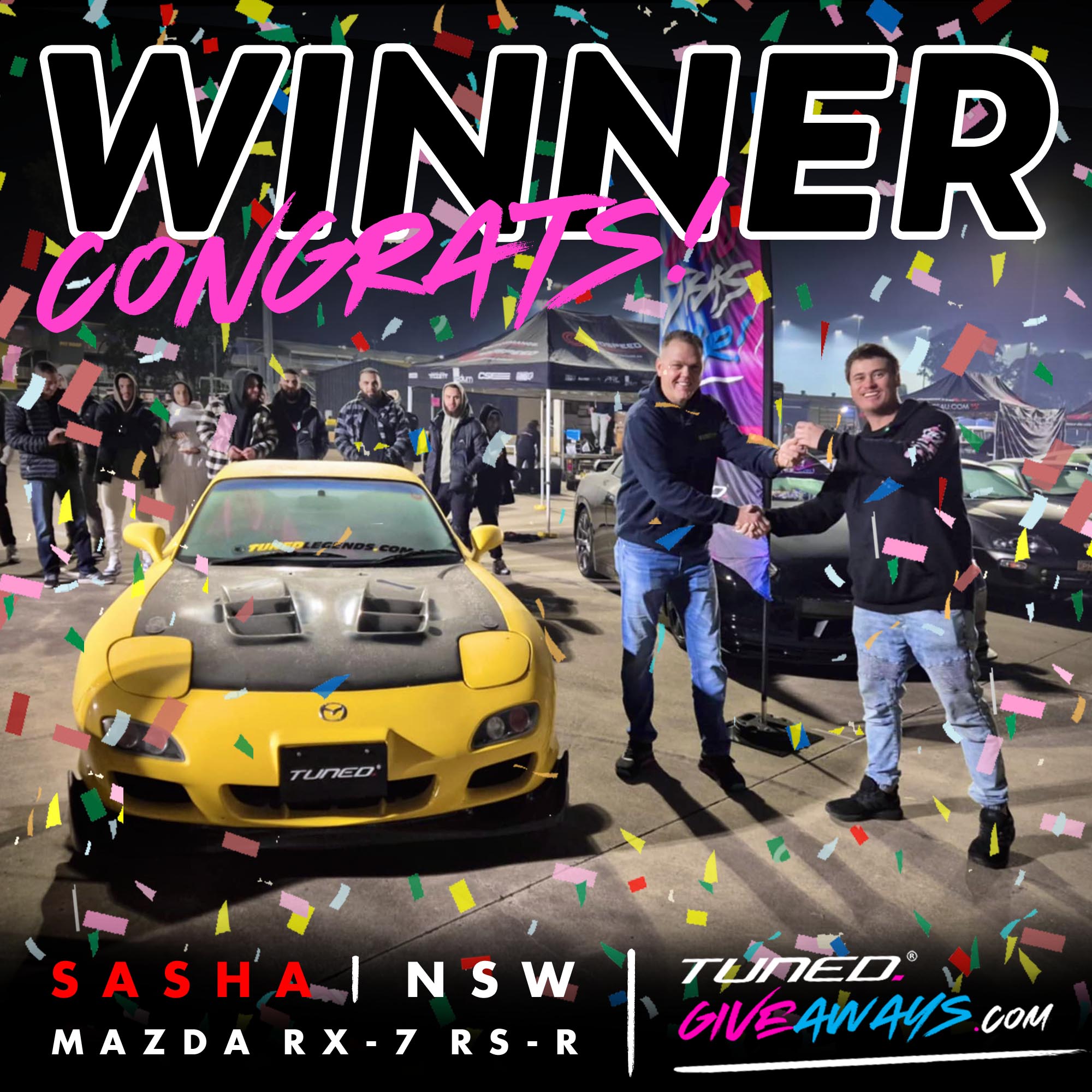 Tuned. Facebook ad: SCORE 1,000 FREE ENTRIES!