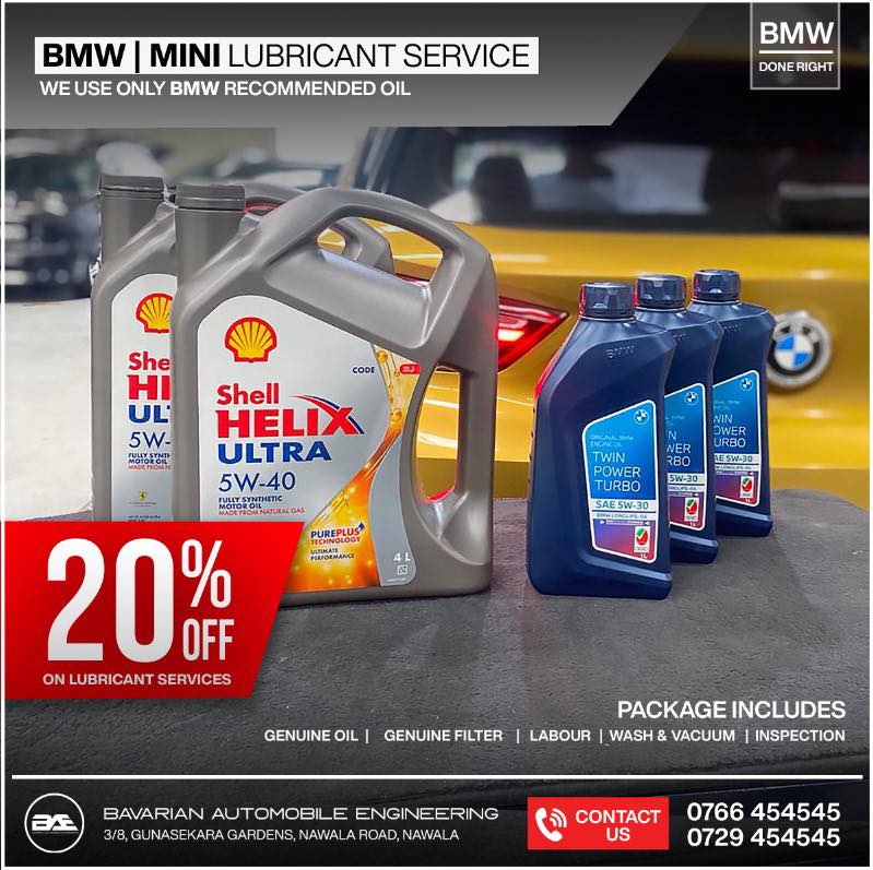 Bavarian Automobile Engineering Facebook ad: SPECIAL OFFER! 20% OFF on BMW / MINI…
