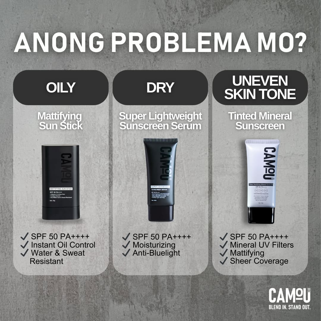 Camou for Men Facebook ad