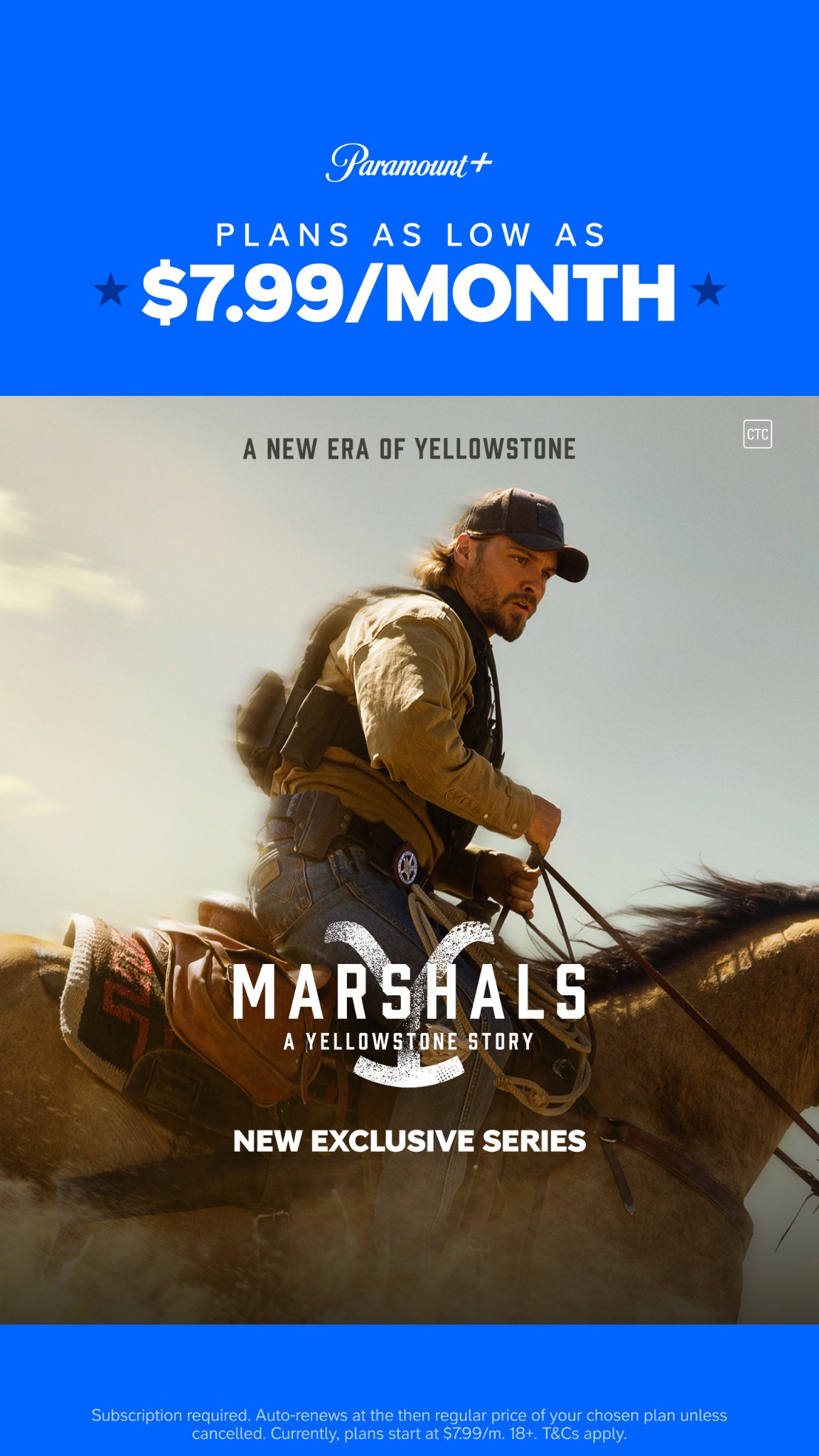 Paramount+ Facebook ad