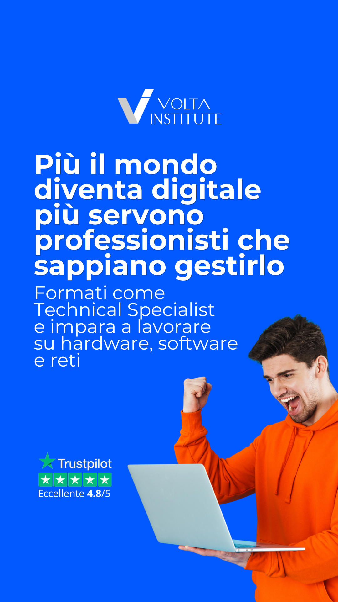 Volta Institute Facebook ad