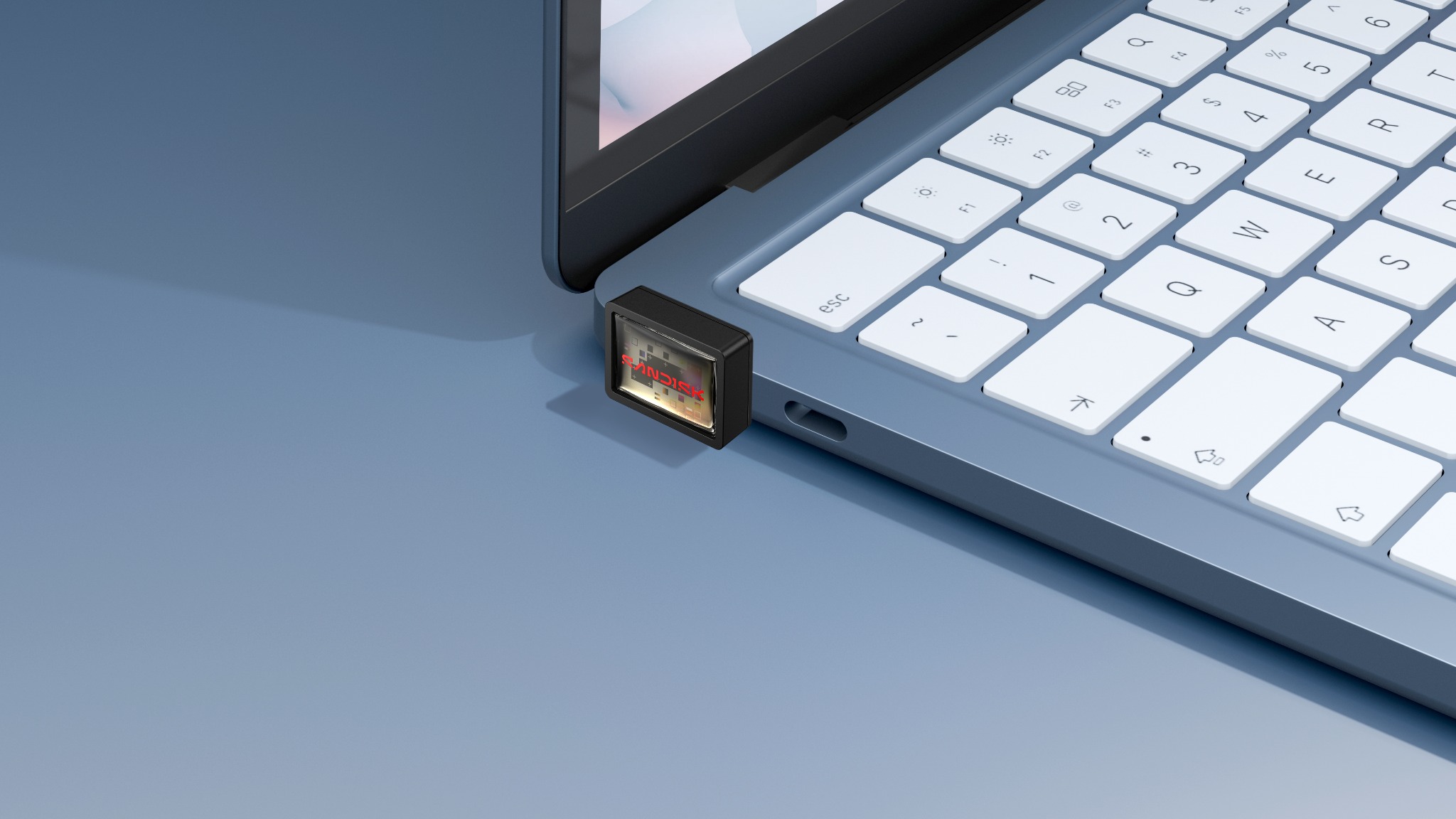 SanDisk Storage Facebook ad: Una unidad pequeña con un almacenamiento gigante
