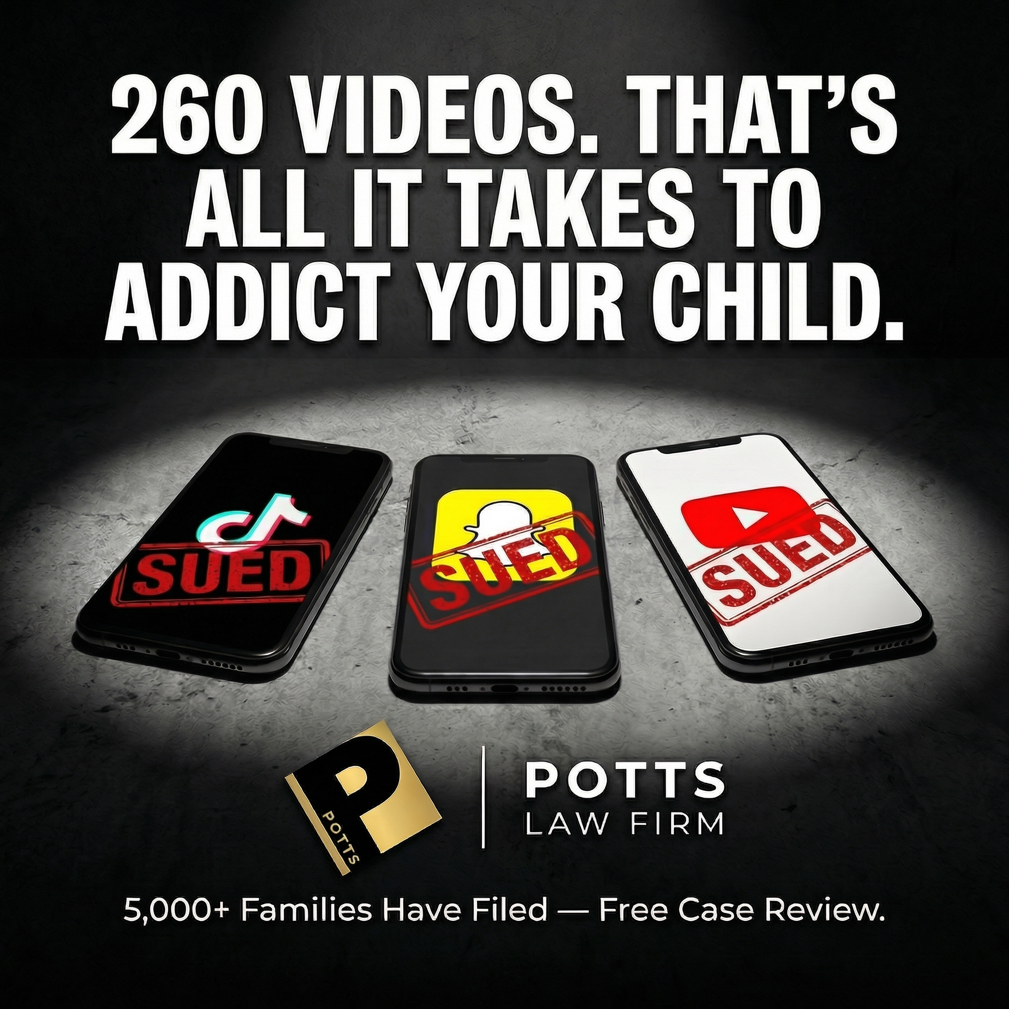 Derek Potts Law Facebook ad