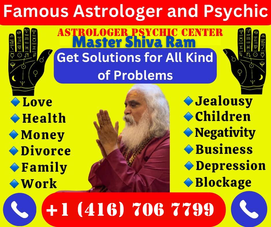 Master Shiva Ram Astro Centre Facebook ad: Call for Appointment or Whatsapp +1 (416) 706…