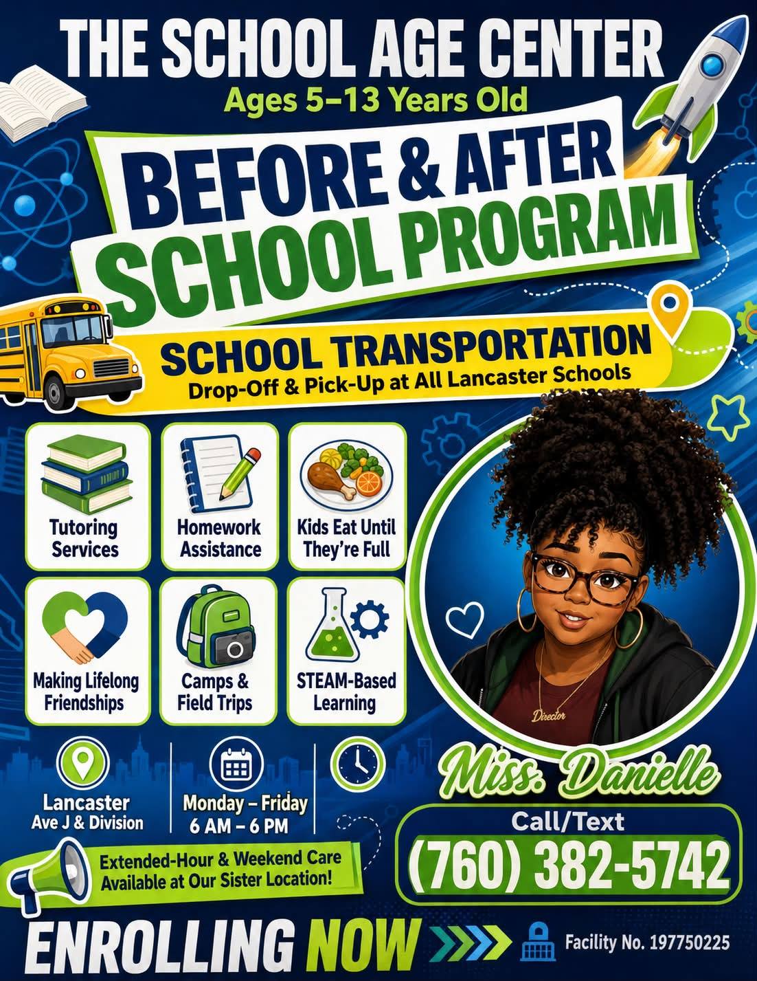 The School Age Center  Facebook ad