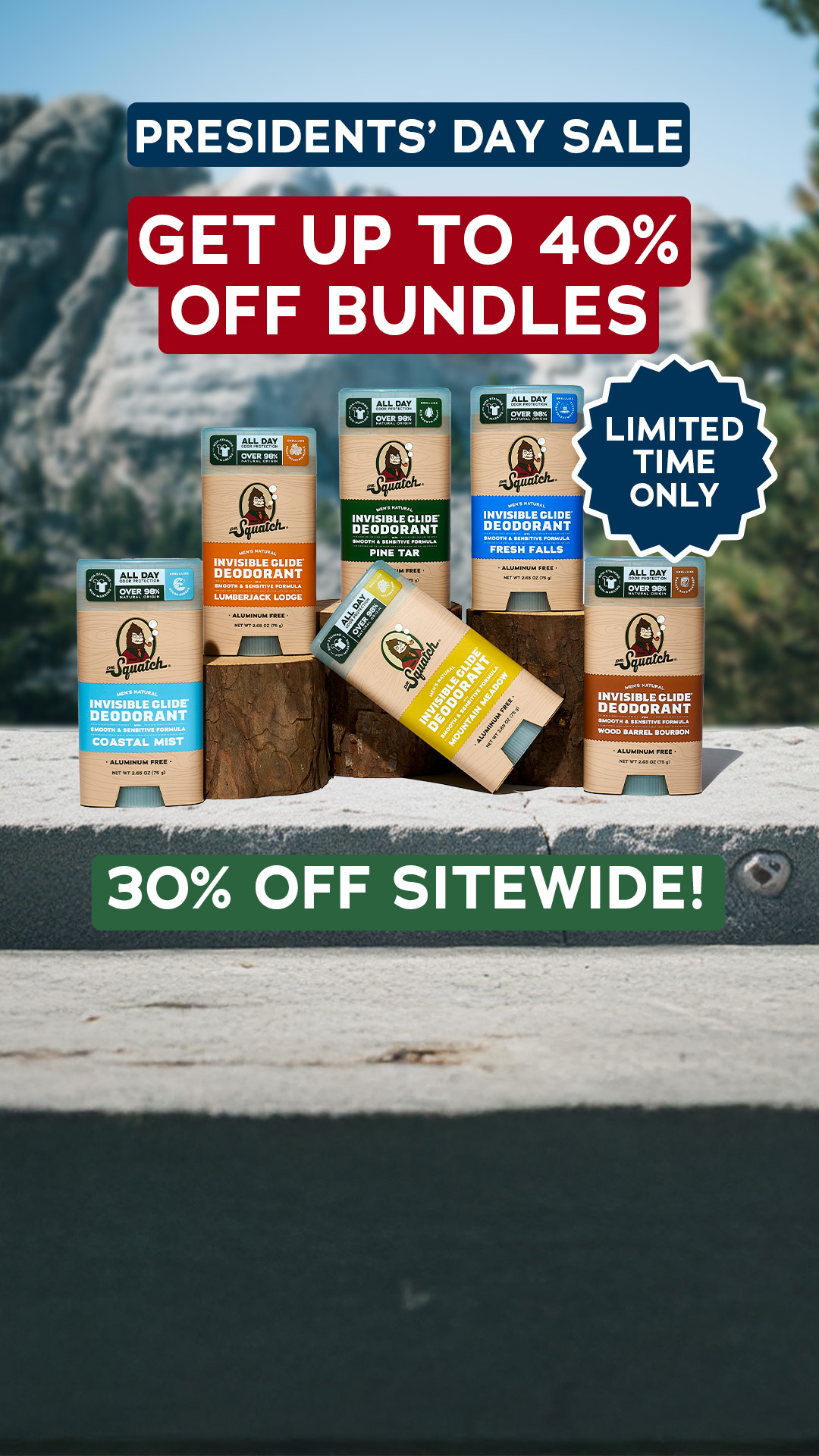 Dr. Squatch Facebook ad