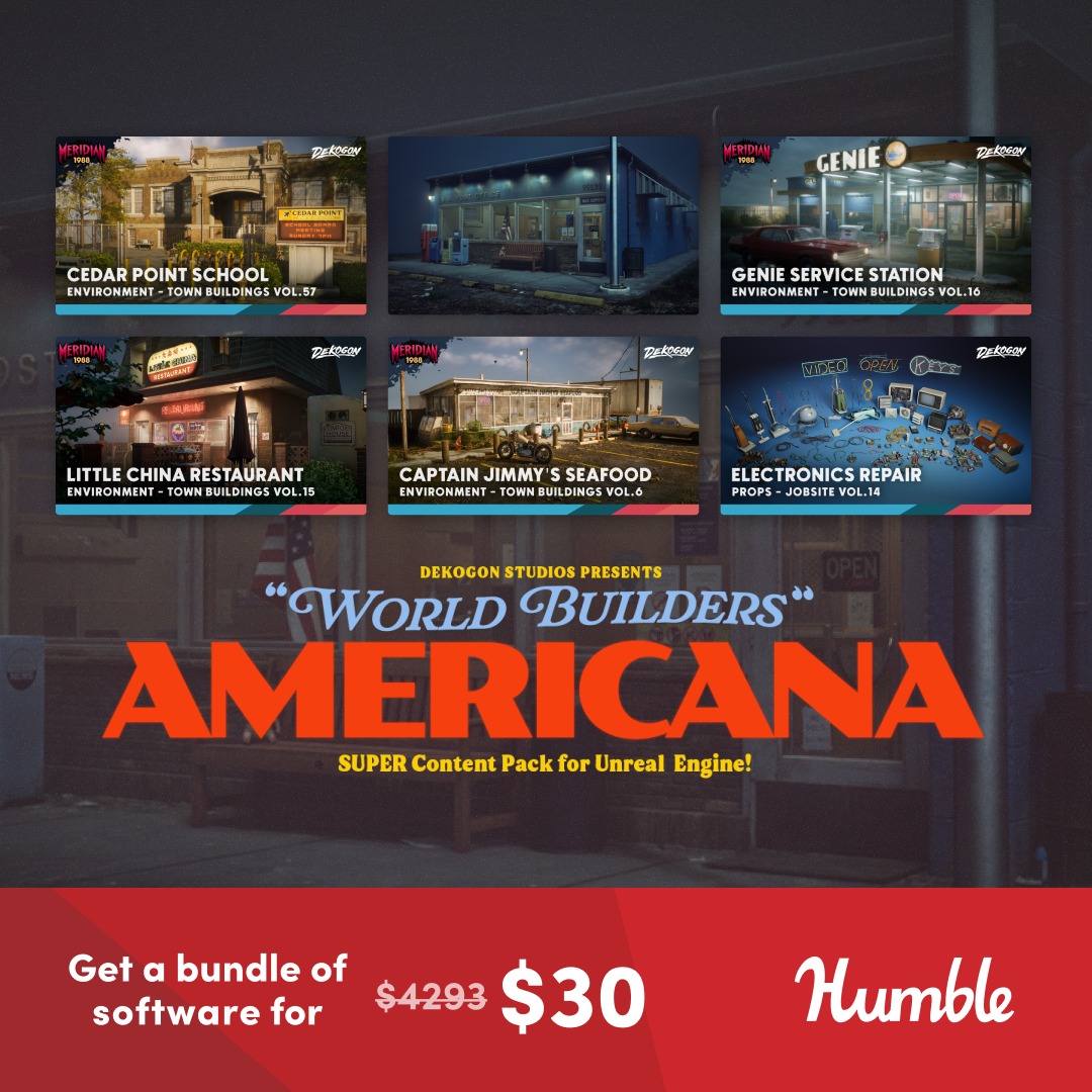 Dekogon Studios Facebook ad: World Builders: Americana