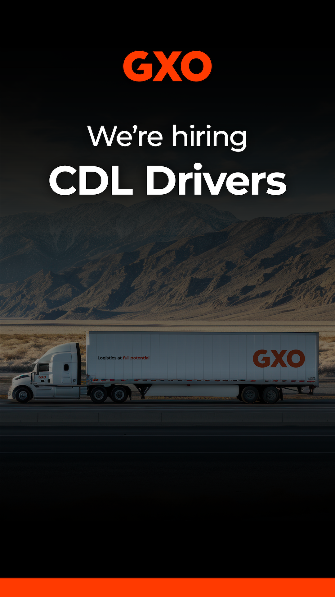 GXO Facebook ad from May 27, 2026