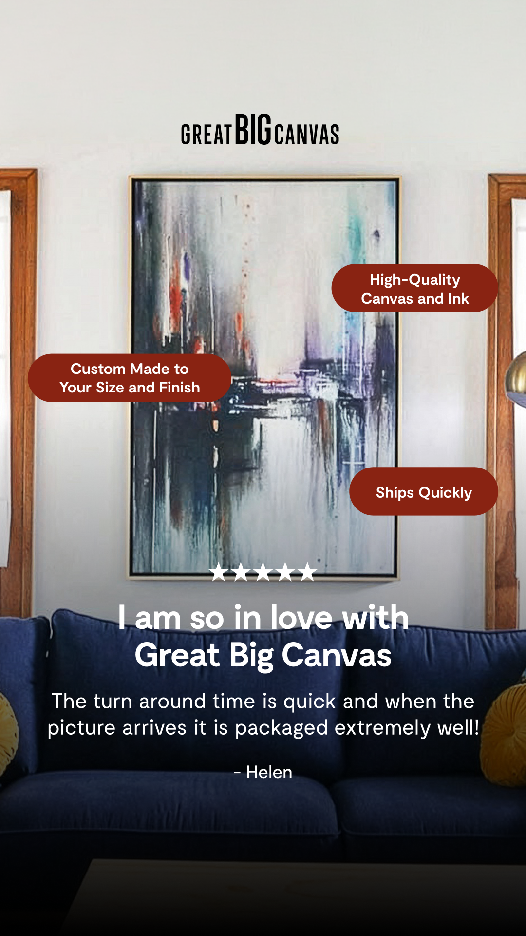 Great Big Canvas Facebook ad