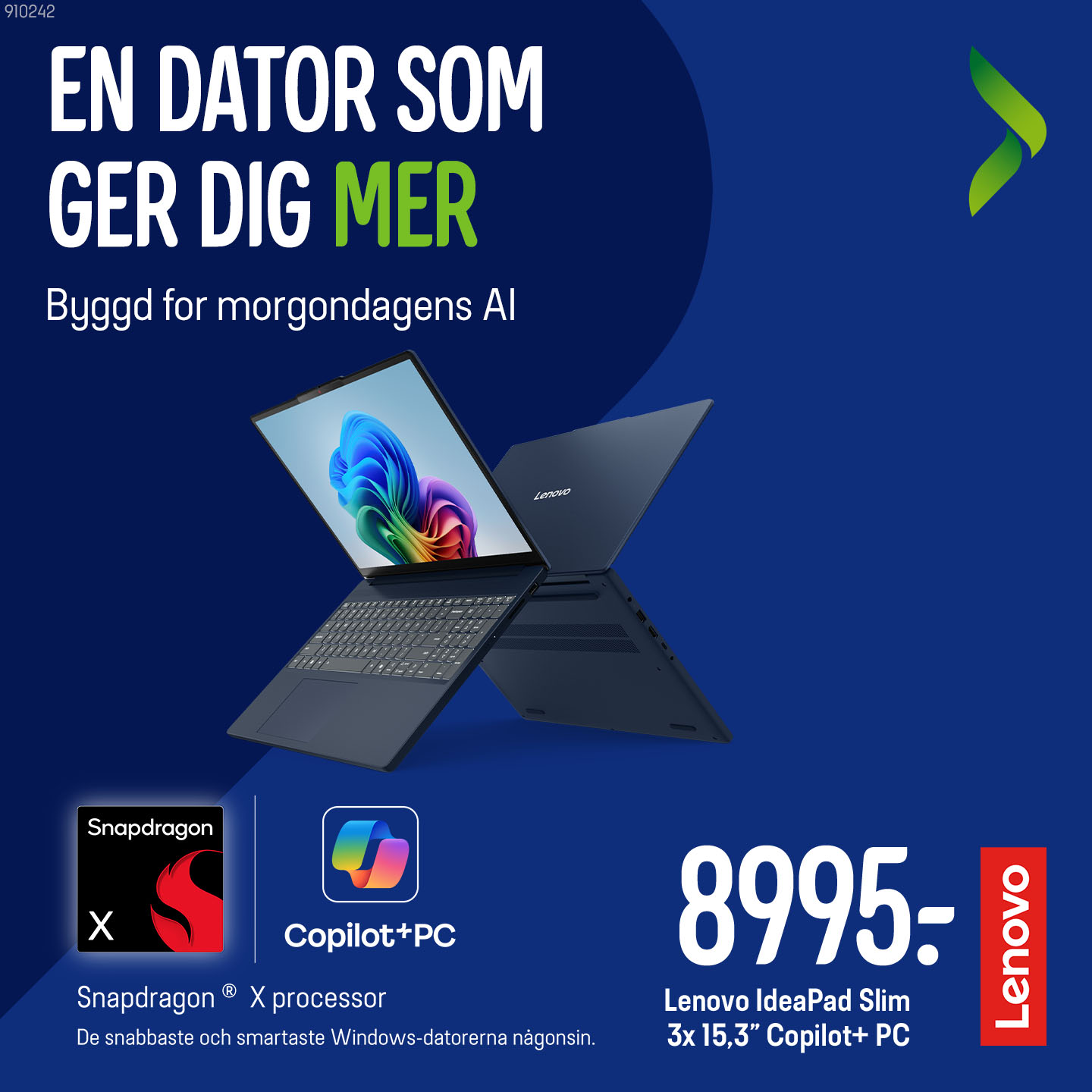 Elgiganten Sverige Facebook ad from Feb 23, 2026