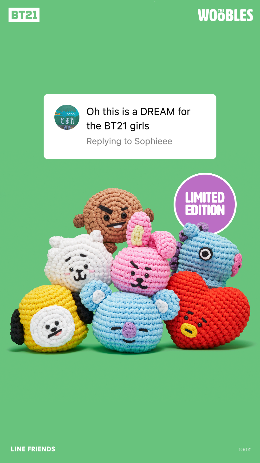 The Woobles Facebook ad