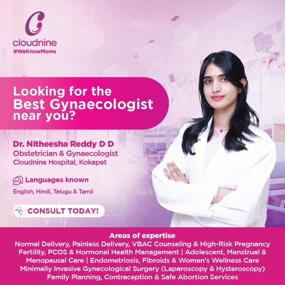 Cloudnine Hospital - Kokapet, Hyderabad Facebook ad