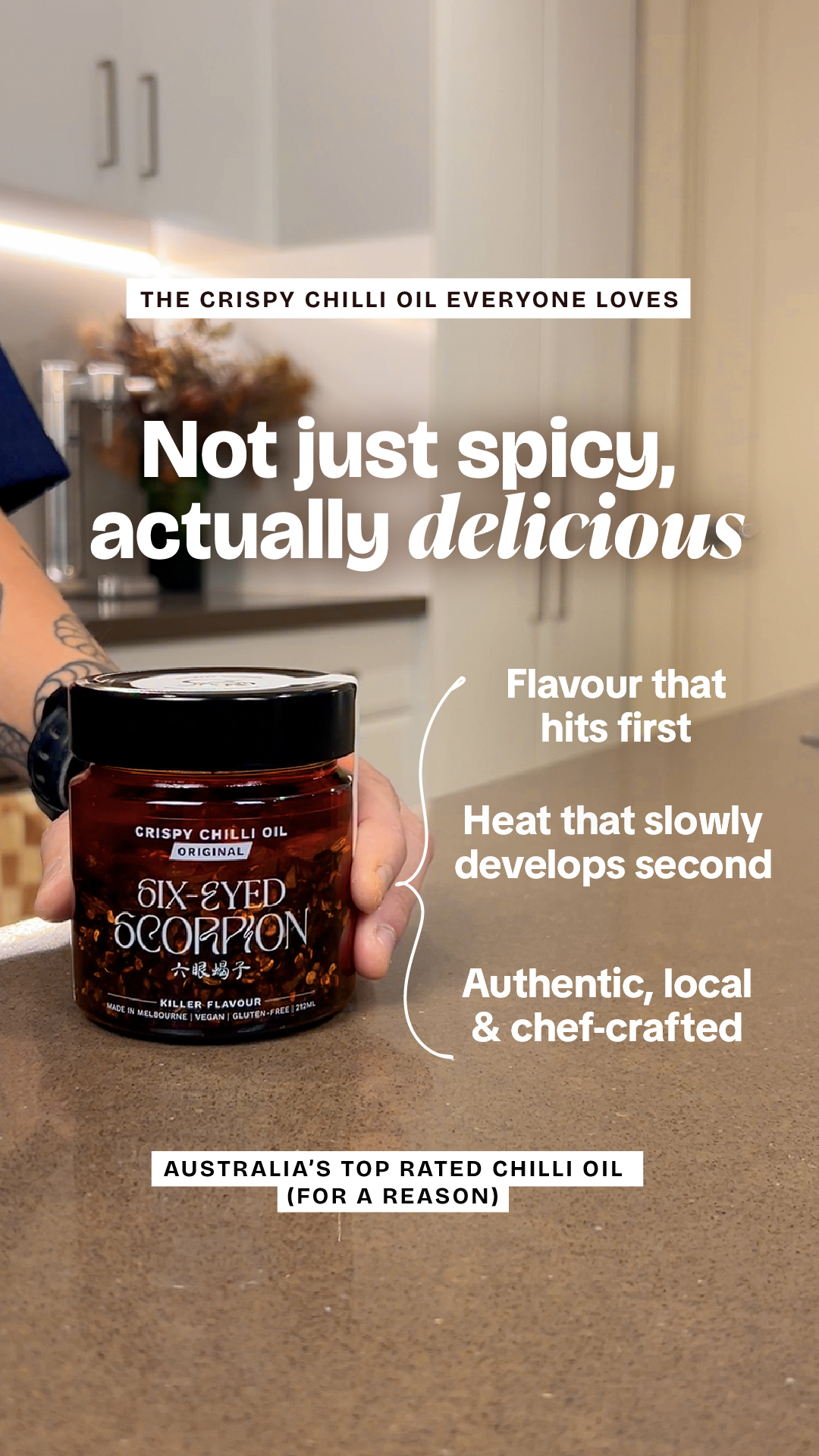 Six-Eyed Scorpion Facebook ad