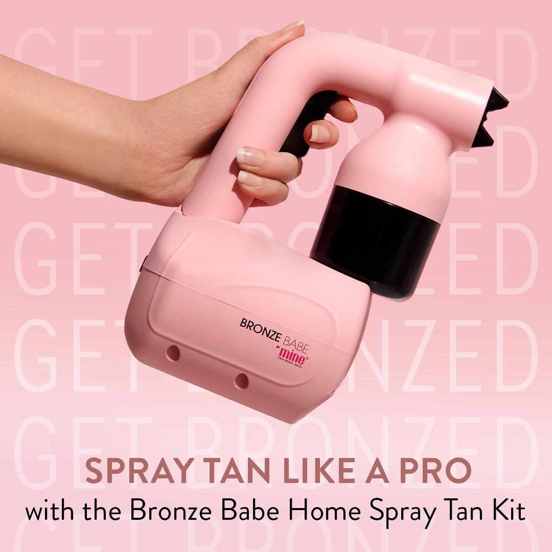 MineTan Body Skin Facebook ad: At Home Spray Tan Kit