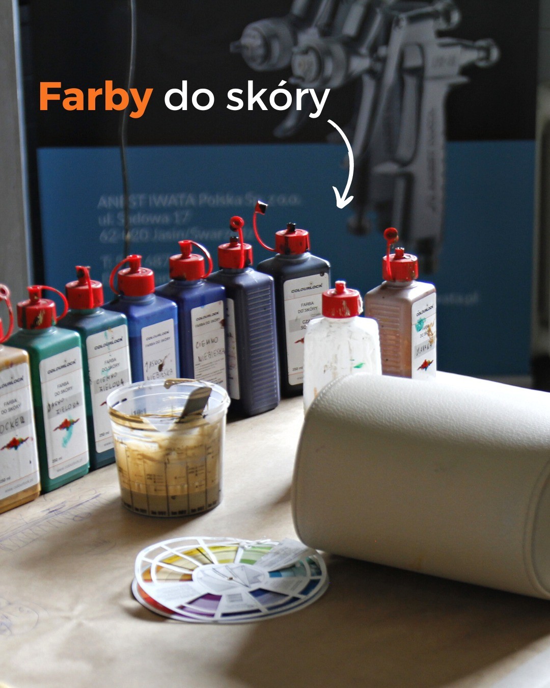 Colourlock Polska Facebook ad: Farba do skóry Colourlock