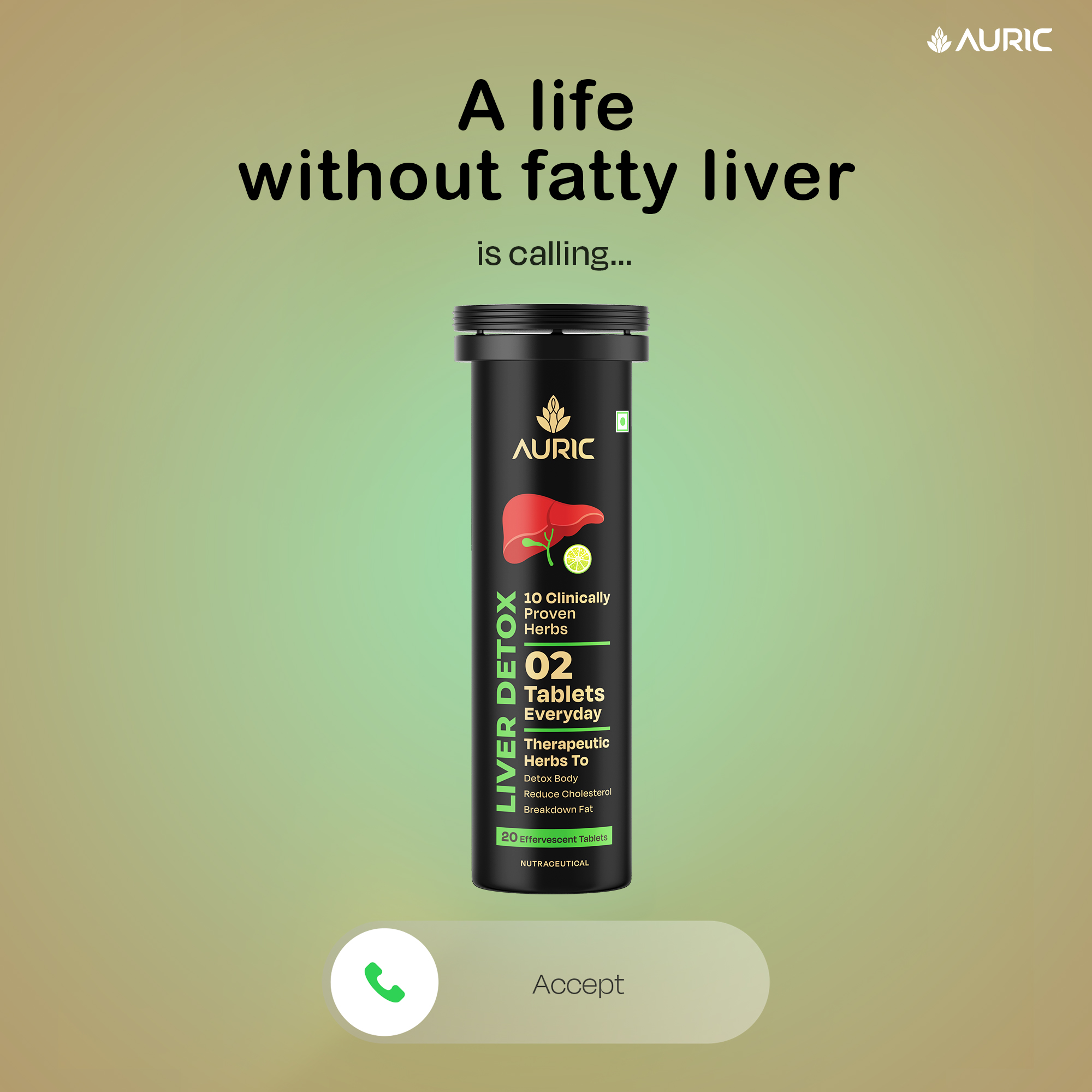 Auric Facebook ad