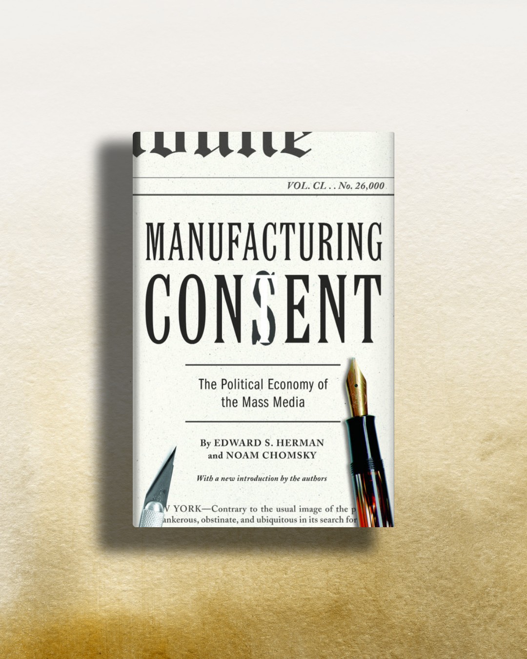 Pantheon Books Facebook ad: Who controls the news?