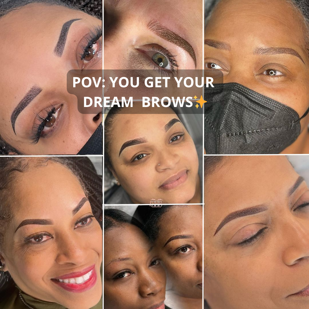 Brows, Blades & Babes Facebook ad