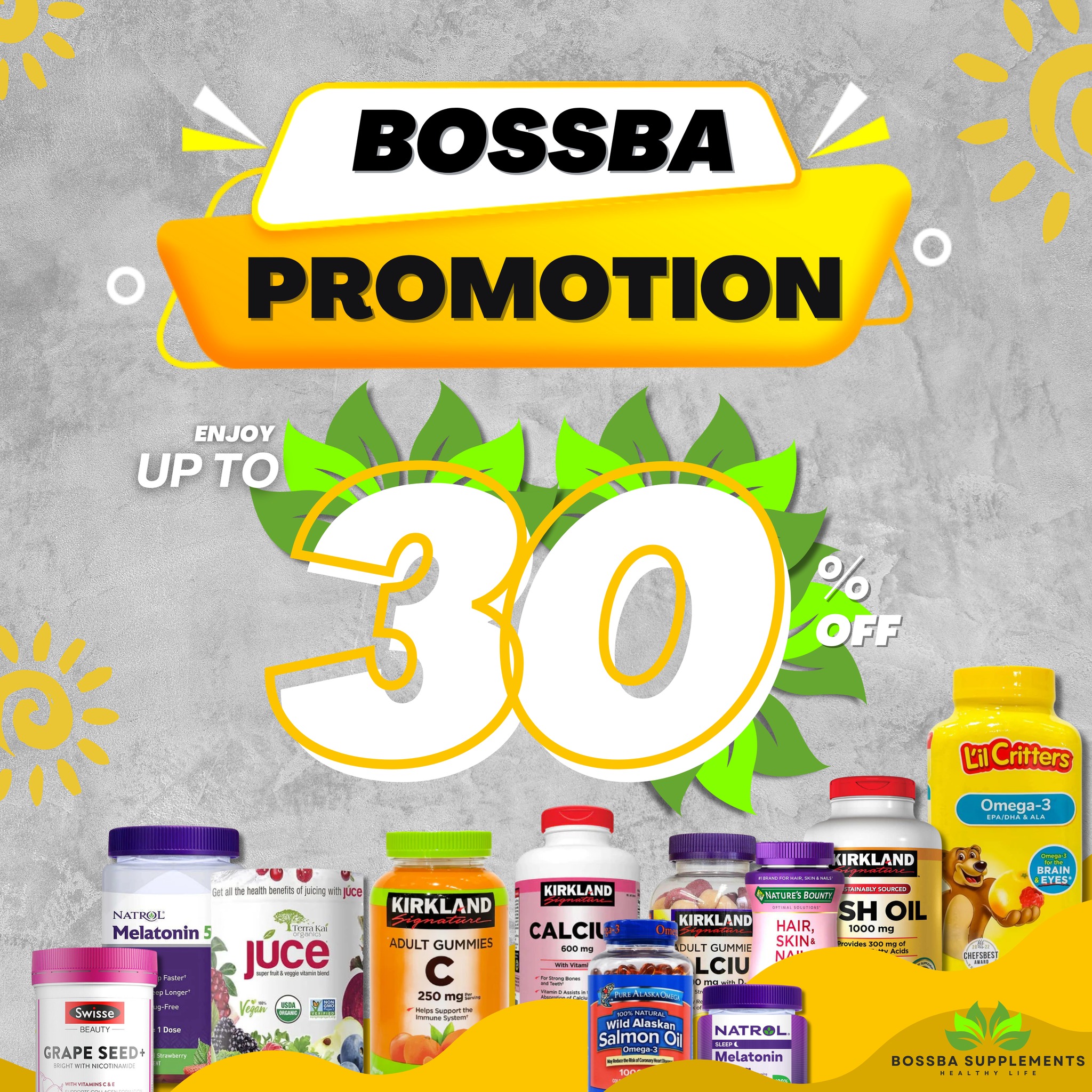 Bossba Supplements Facebook ad: Bossba Promotion alert