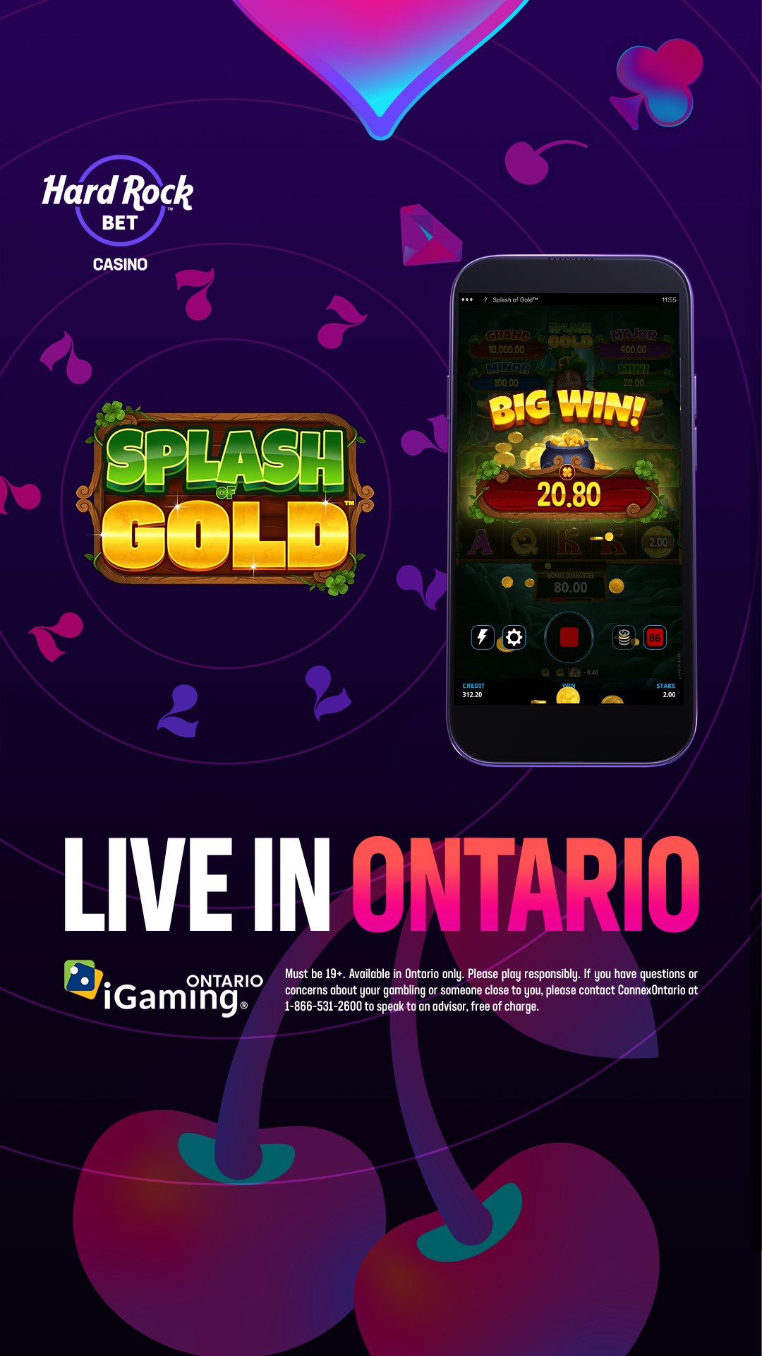 Hard Rock Bet Canada Facebook ad: Hard Rock Bet Now In Ontario